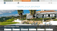 Desktop Screenshot of premiervillas.net