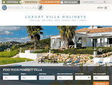 Tablet Screenshot of premiervillas.net